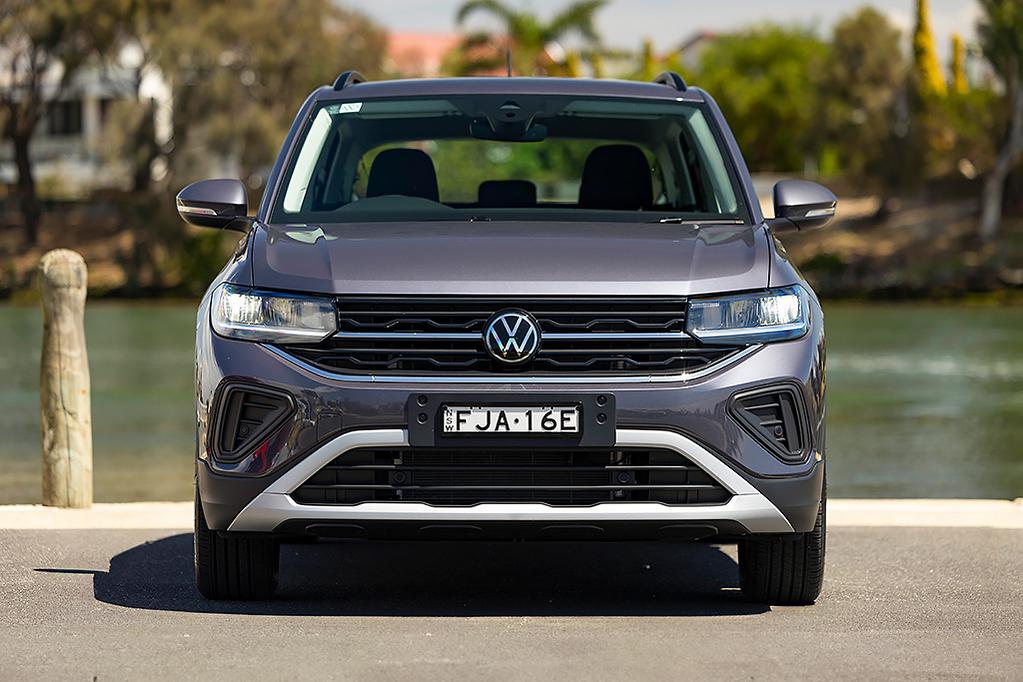 Volkswagen T-Cross grey front exterior